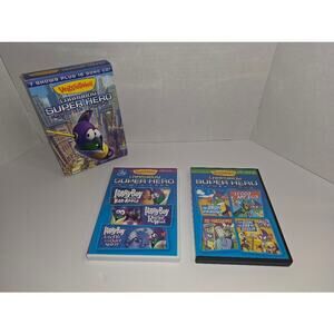 VeggieTales: Larryboy Super Hero Power Pack (DVD, 2012) Big Idea 2-Volume Set